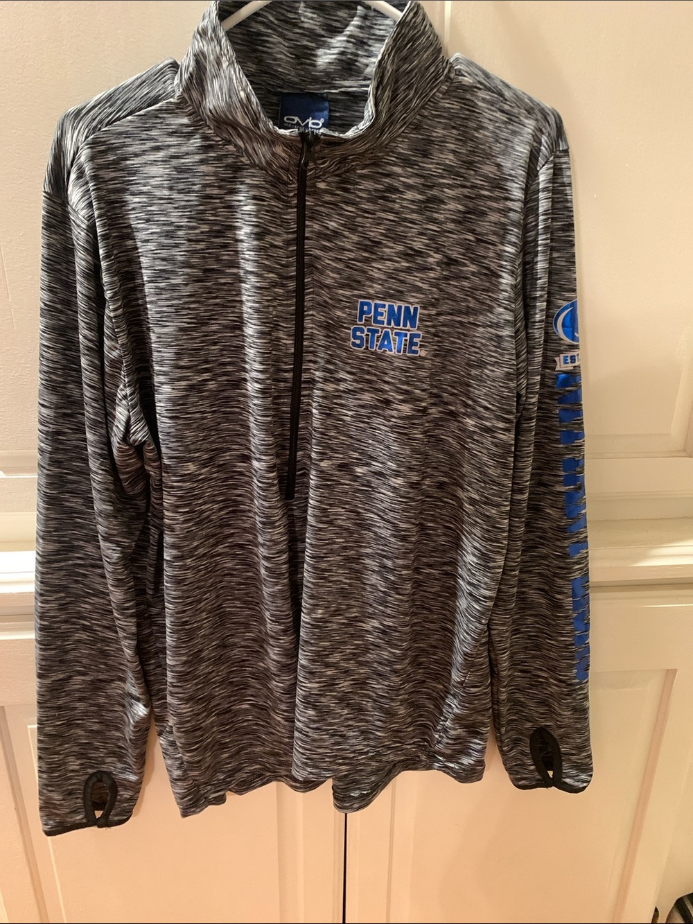 Women’s Gray Heather Quarter-Zip Performance Pullover NWT
